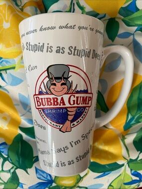 Bubba Gump shrimp co. Tall  Mug  NWOT